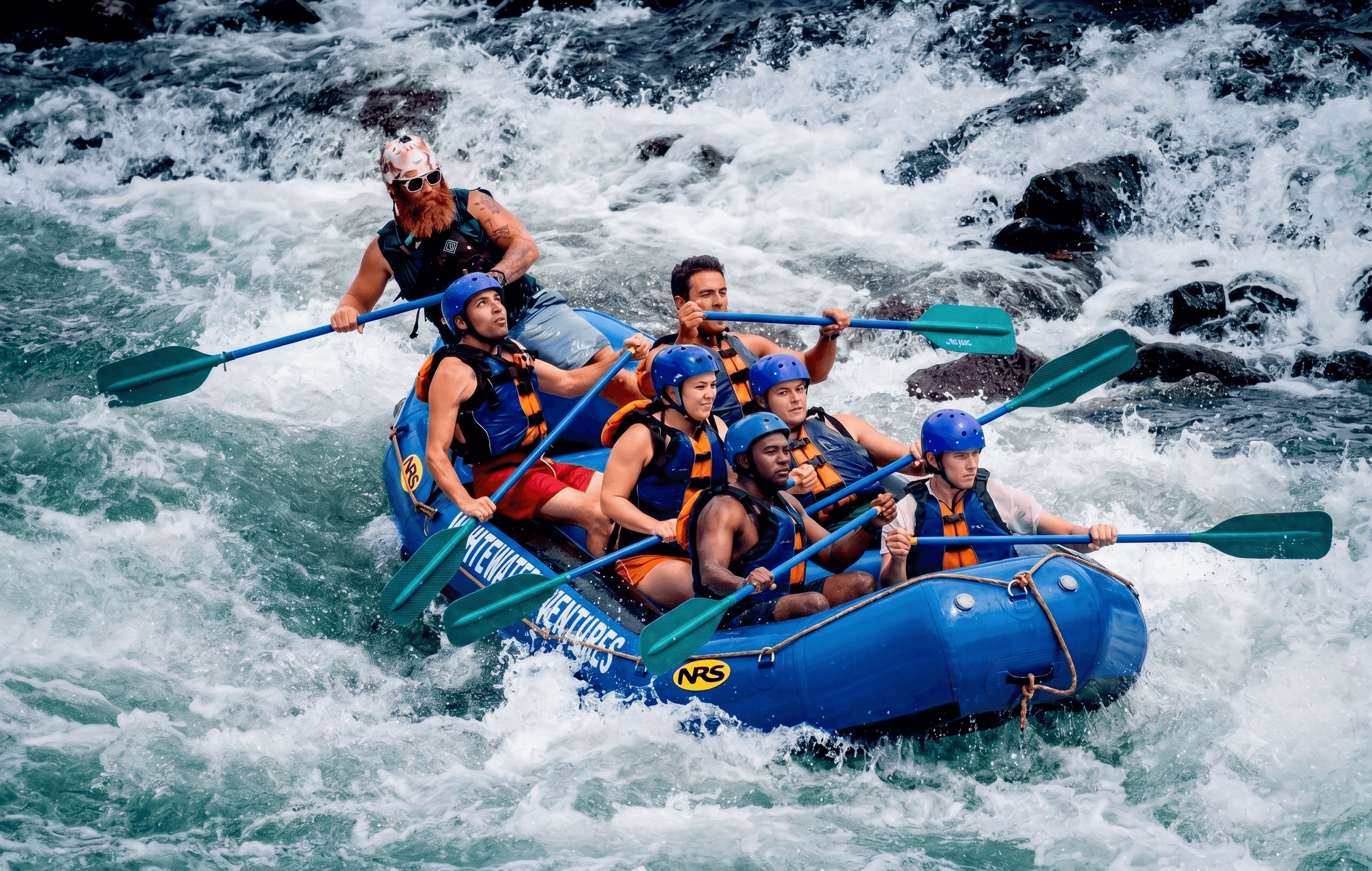 Water rafting in Kitulgala