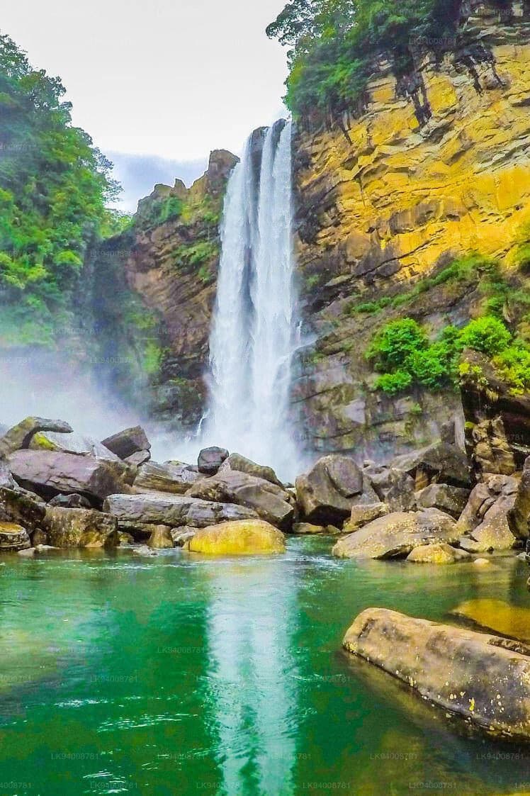 Laxapana Falls in the hill country